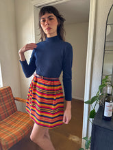 60s Mock Neck Collar Mod Dress