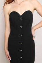 80s Strapless Sweetheart Dress