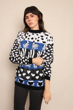 80s Dog Cat & Teddy Bear Sweater