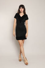 60s Ruffle Trim Mod Dress