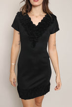 60s Ruffle Trim Mod Dress