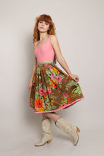 60s Floral Cotton Dress