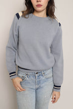 80s Accent Striped Sweater