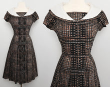 50s Accent Collar Dress