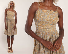 50s Loop Trim Sun Dress