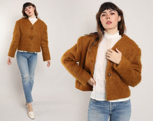 80s Mustard Mohair Jacket