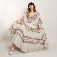 40s Beaded Chiffon Gown