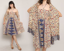 50s Printed Cotton Dress Set