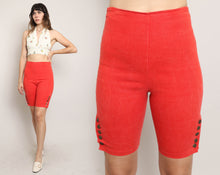 80s Red Bermuda Shorts