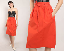 70s Orange Gucci Skirt