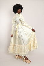 70s Gunne Sax Satin Dress