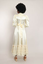 70s Gunne Sax Satin Dress