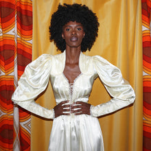 70s Gunne Sax Satin Dress