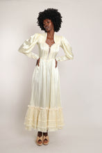 70s Gunne Sax Satin Dress