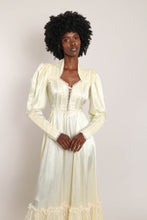 70s Gunne Sax Satin Dress