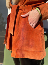 70s Shearling Suede Jacket