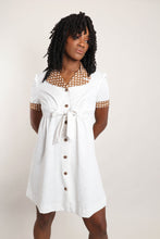70s Polka Dot Collar Dress