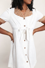 70s Polka Dot Collar Dress