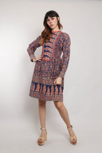 70s Batik Cotton Dress