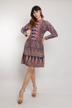 70s Batik Cotton Dress