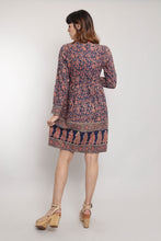 70s Batik Cotton Dress