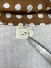 70s Polka Dot Collar Dress