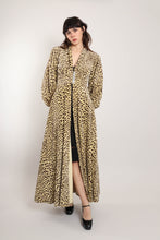 40s Leopard Princess Dress Coat