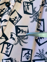 40s Pink Novelty Print Dress