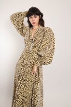 40s Leopard Princess Dress Coat