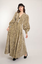 40s Leopard Princess Dress Coat