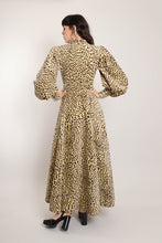 40s Leopard Princess Dress Coat