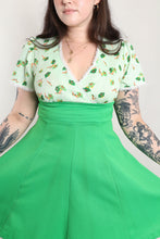 70s Green Babydoll Dress