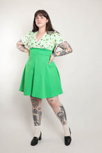 70s Green Babydoll Dress