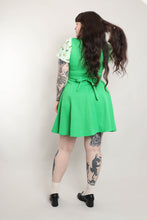 70s Green Babydoll Dress
