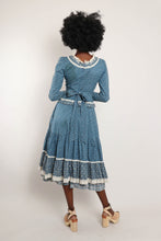 70s Gunne Sax Peplum Dress