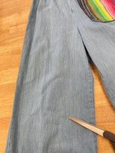 70s Serape Denim Jumpsuit