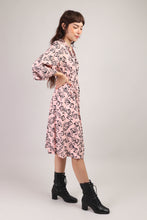 40s Pink Novelty Print Dress