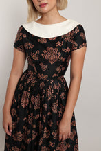 50s Accent Collar Dress