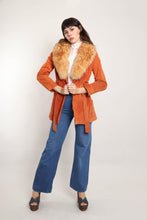 70s Shearling Suede Jacket