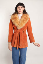 70s Shearling Suede Jacket