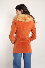 70s Shearling Suede Jacket