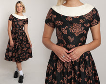 50s Accent Collar Dress