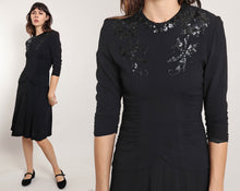 40s Crepe Rayon Dress