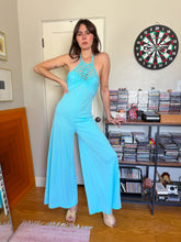 70s Macrame Halter Neck Jumpsuit