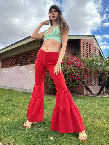 70s Tiered Bell Bottoms