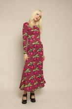 70s Alley Cat By Betsey Johnson Cherry Print Dress
