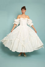 80s Laura Ashley Bo Peep Wedding Dress Set