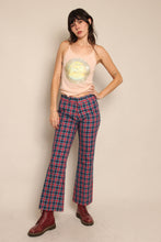 70s Plaid Bell Bottoms