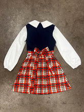 70s Plaid Mini Dress - XS/S