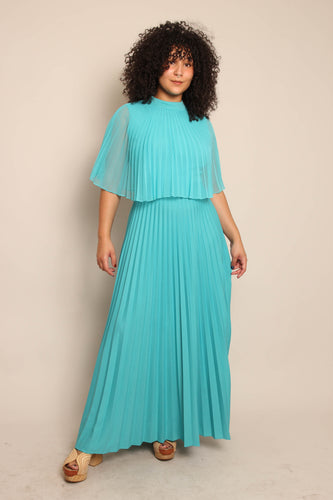 70s Chiffon Grecian Dress